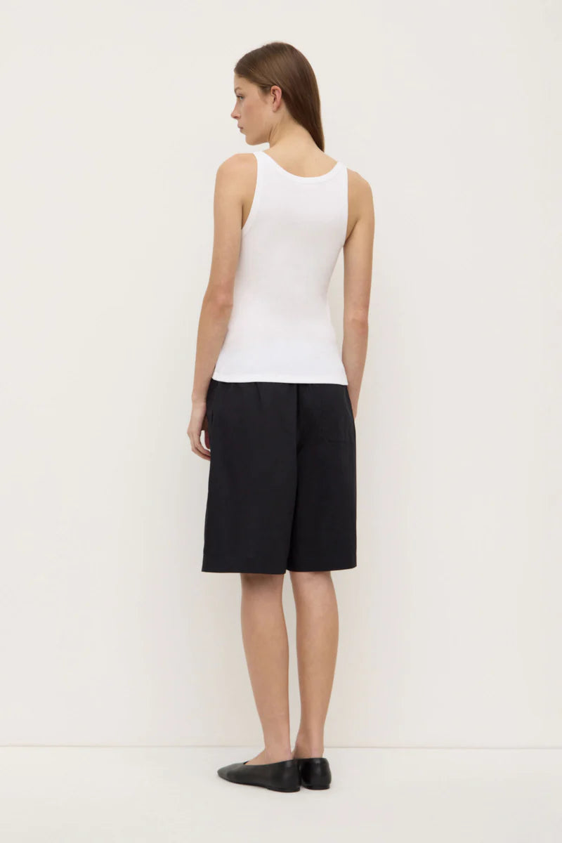 CHARLIE RIB TANK | WHITE