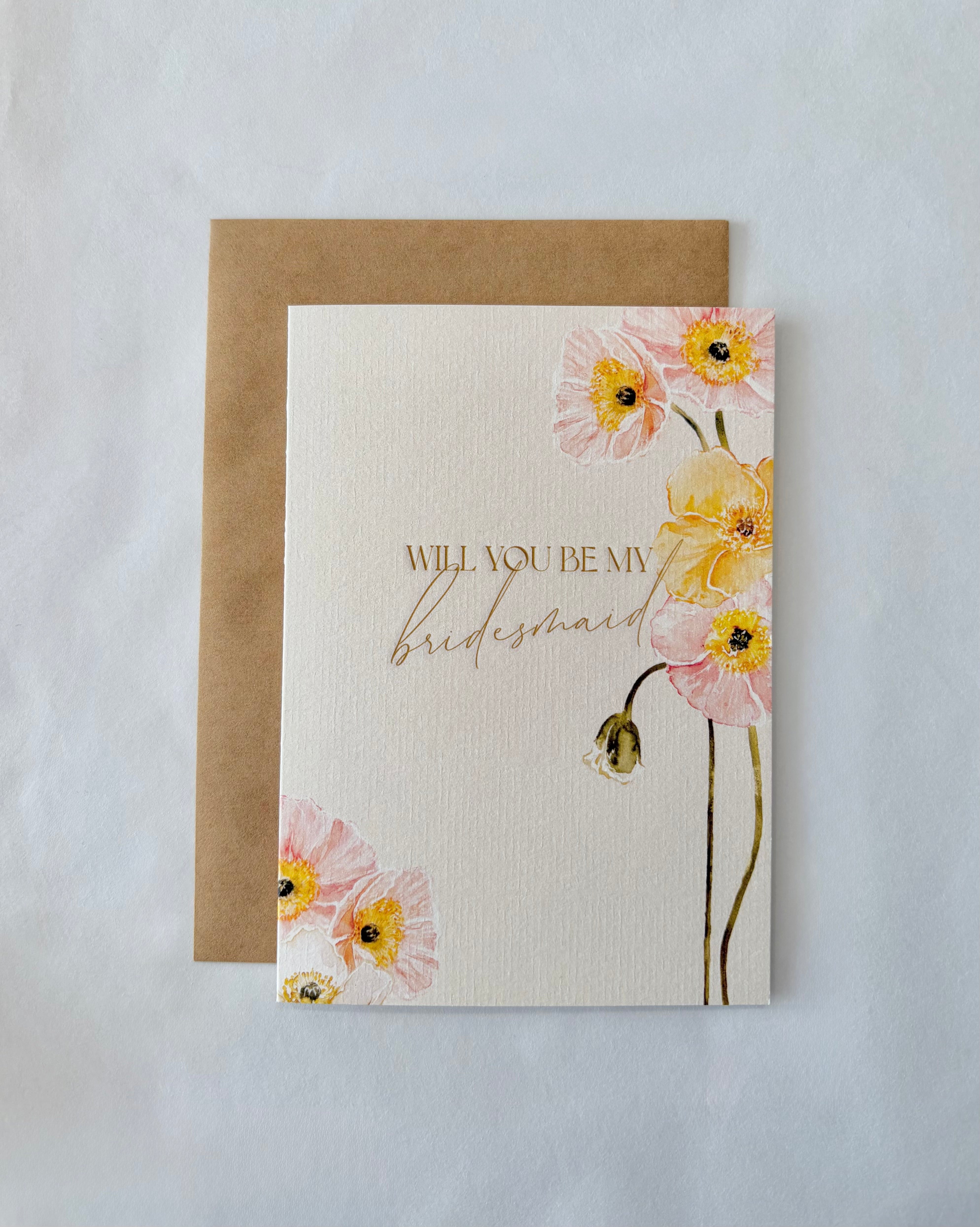 WILL YOU BE MY BRIDESMAID