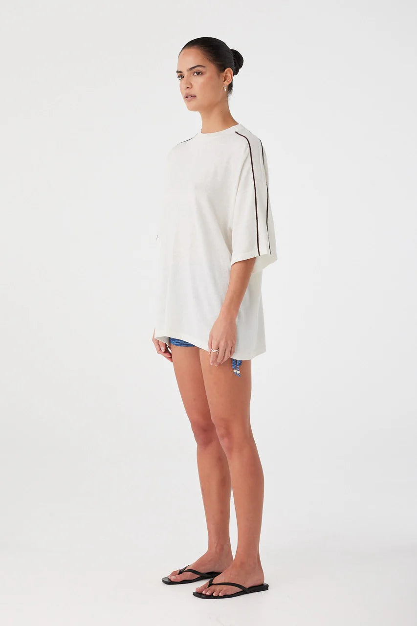PIPPA OVERSIZED TEE | CREAM