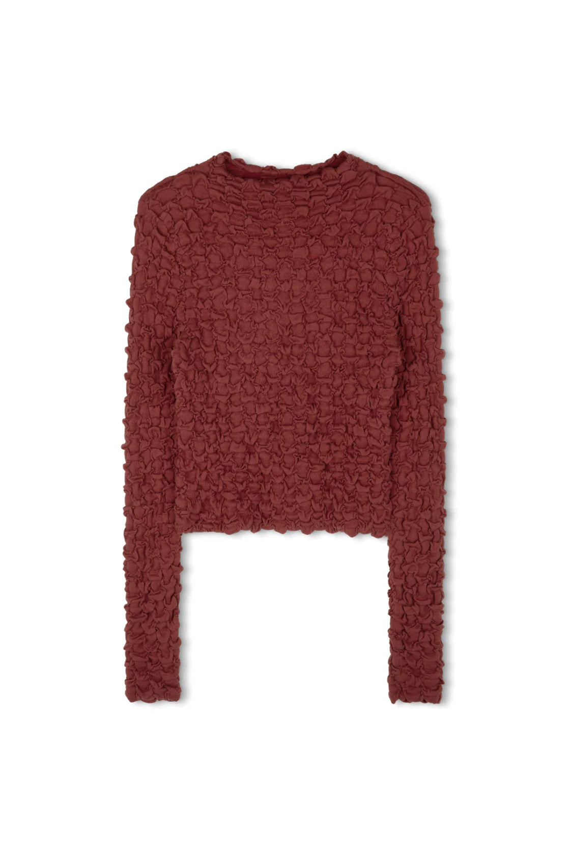 SUVI HIGH NECK TOP | HALF RED