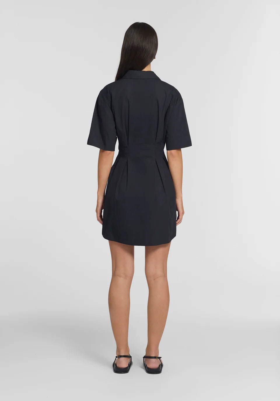 PEACHES SHIRT DRESS | FRENCH NAVY