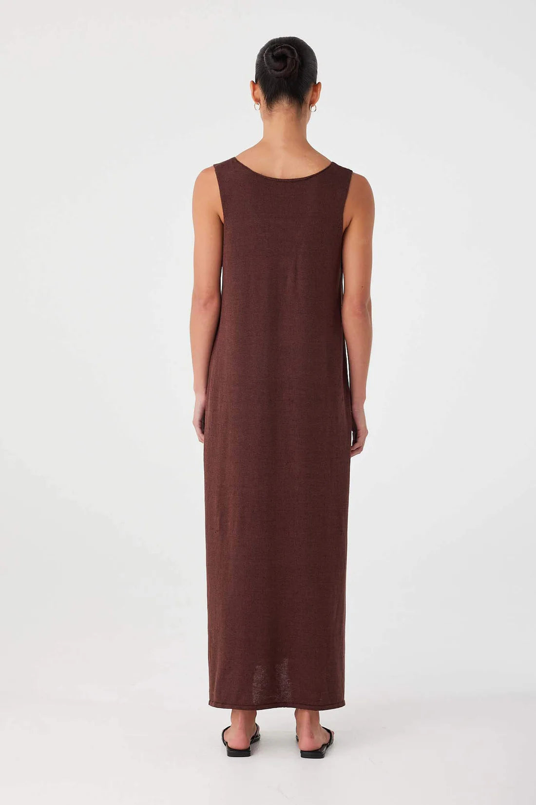 POPPY REVERSIBLE MAXI DRESS | CHOCOLATE
