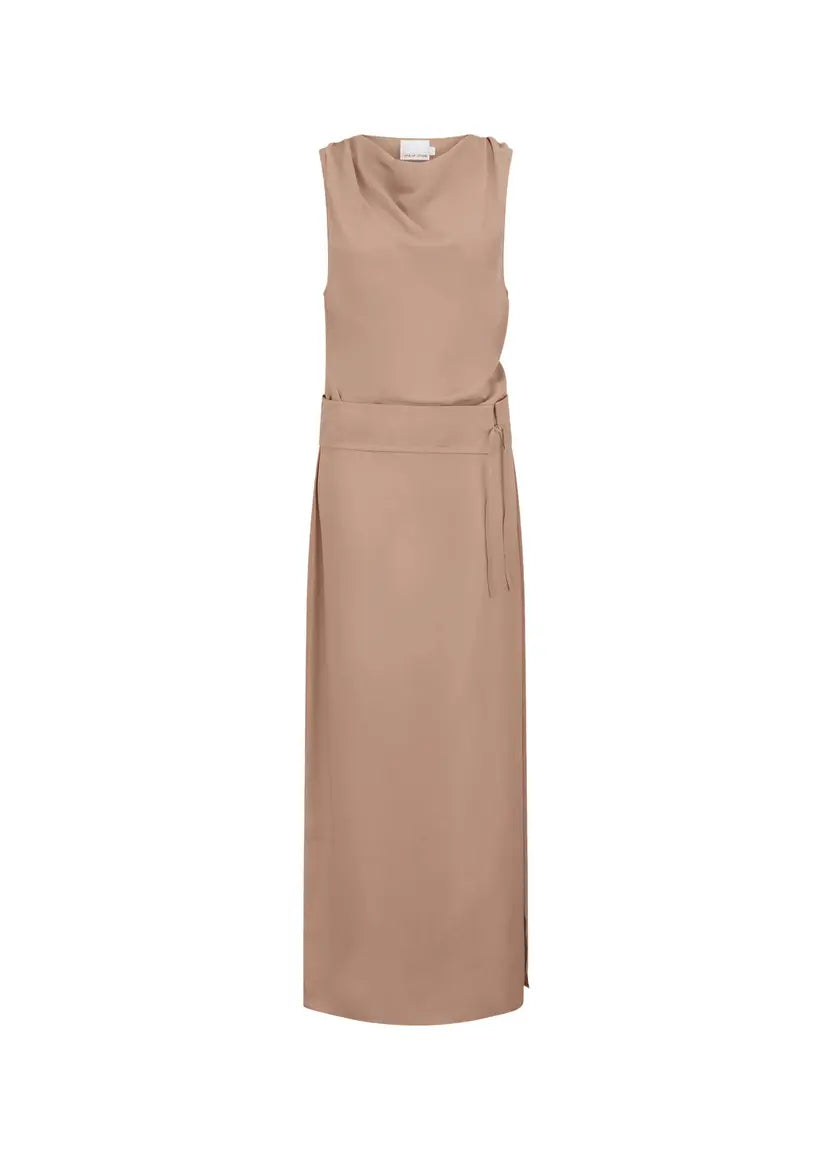 LENNON DRESS | TAUPE