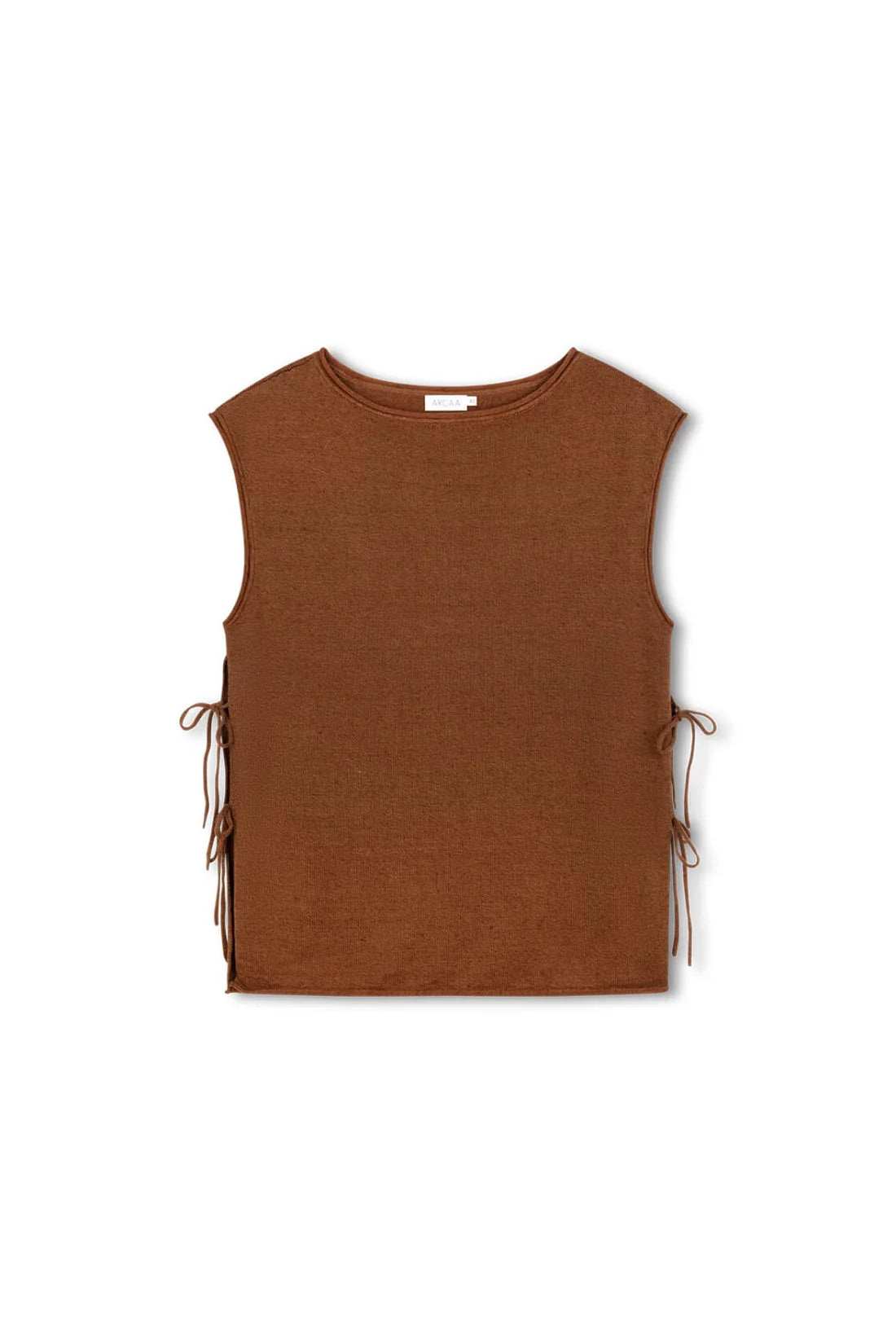 POPPY TIE SIDE TOP - CLAY