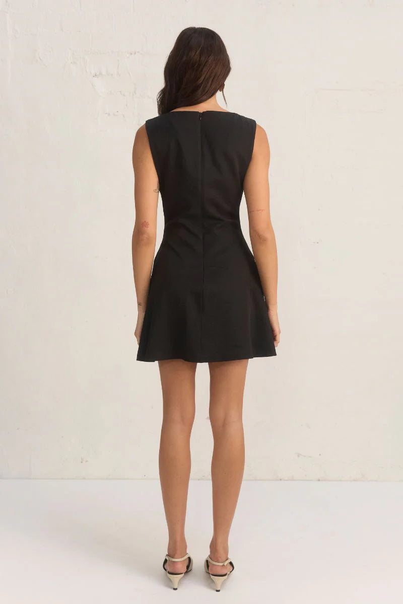 YARAH MINI DRESS | BLACK