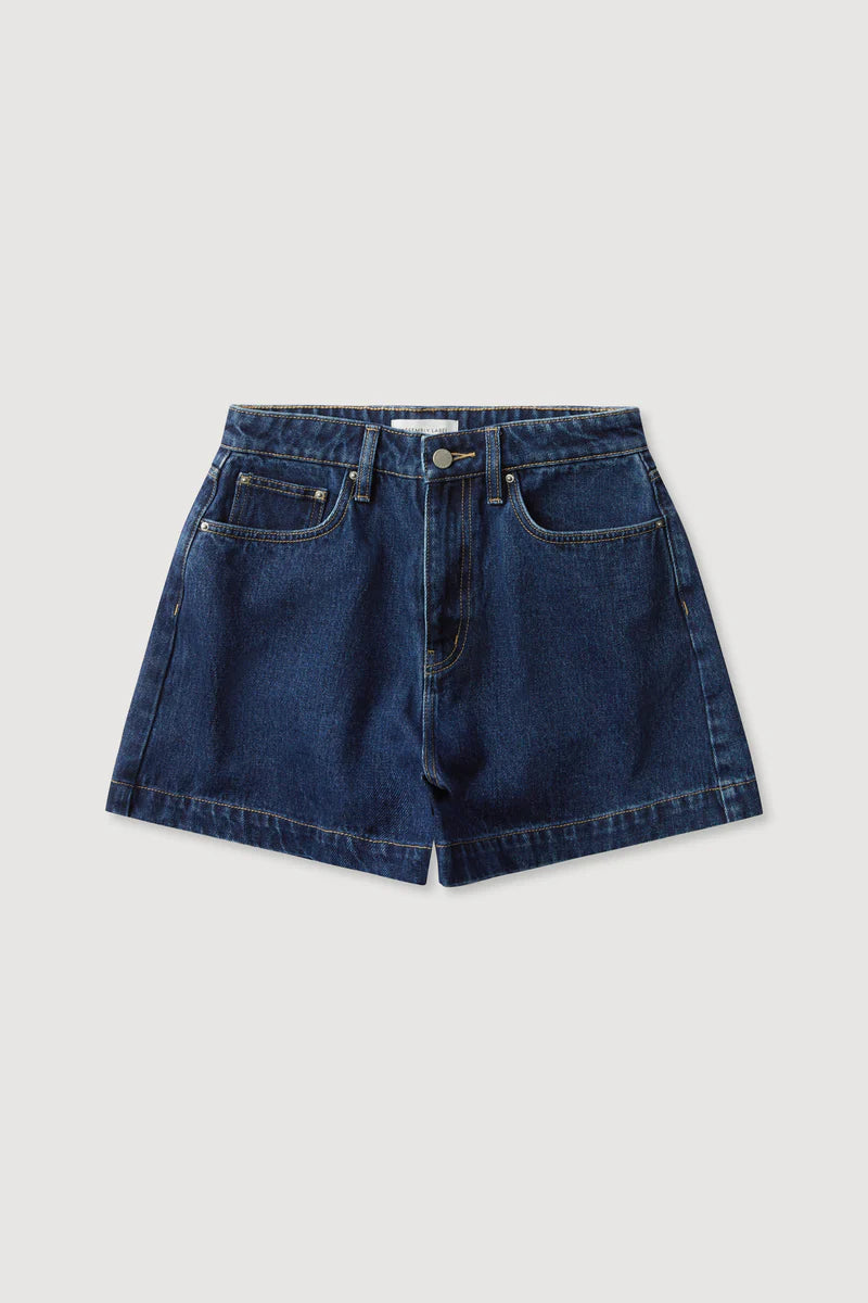 BOXY DENIM SHORT | HERITAGE BLUE