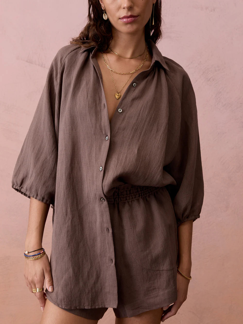 LA PONCHE SHIRT | MOCHA