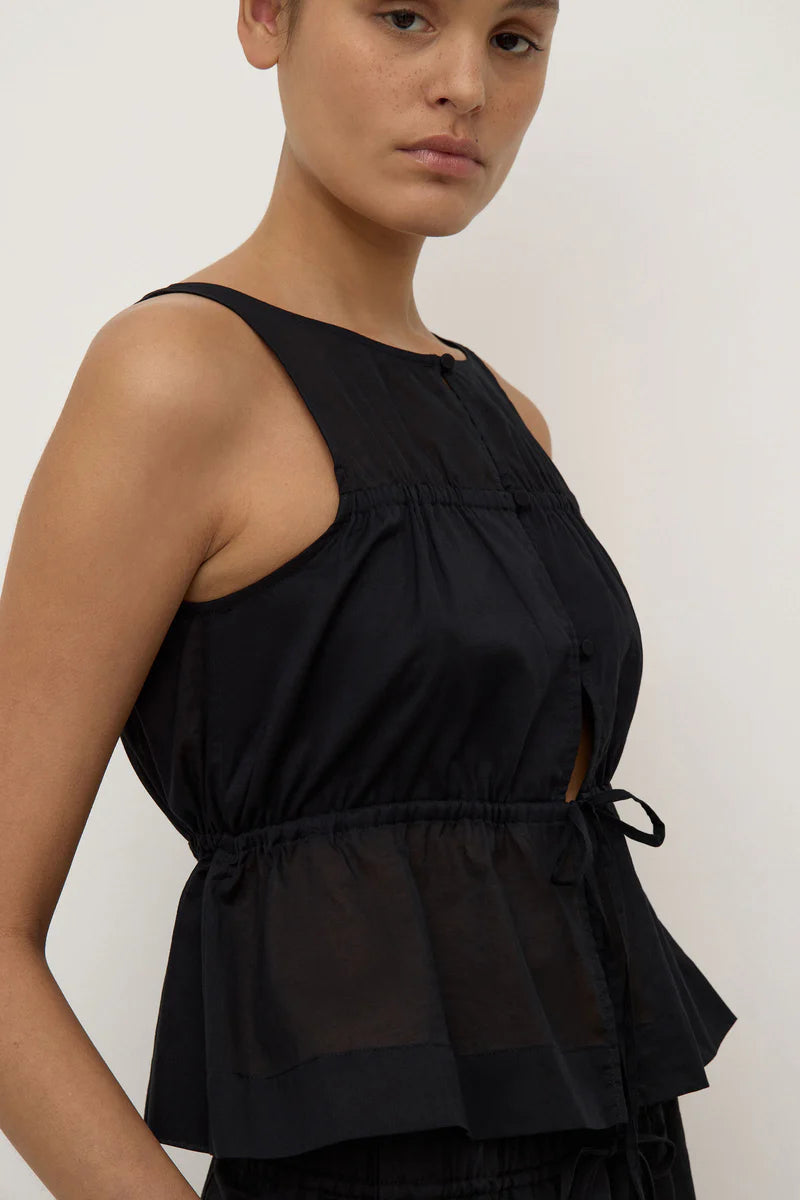 SUZIE TOP | BLACK
