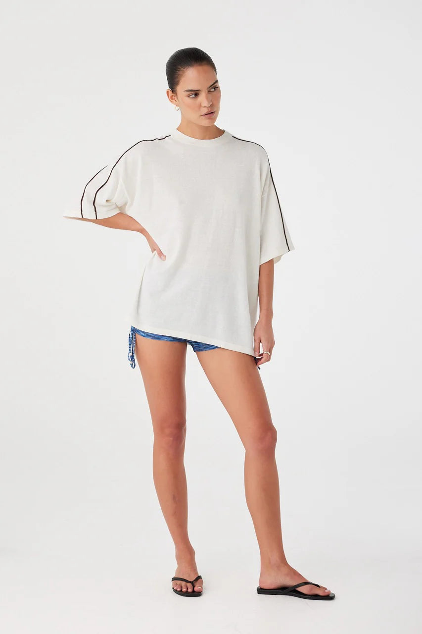 PIPPA OVERSIZED TEE | CREAM