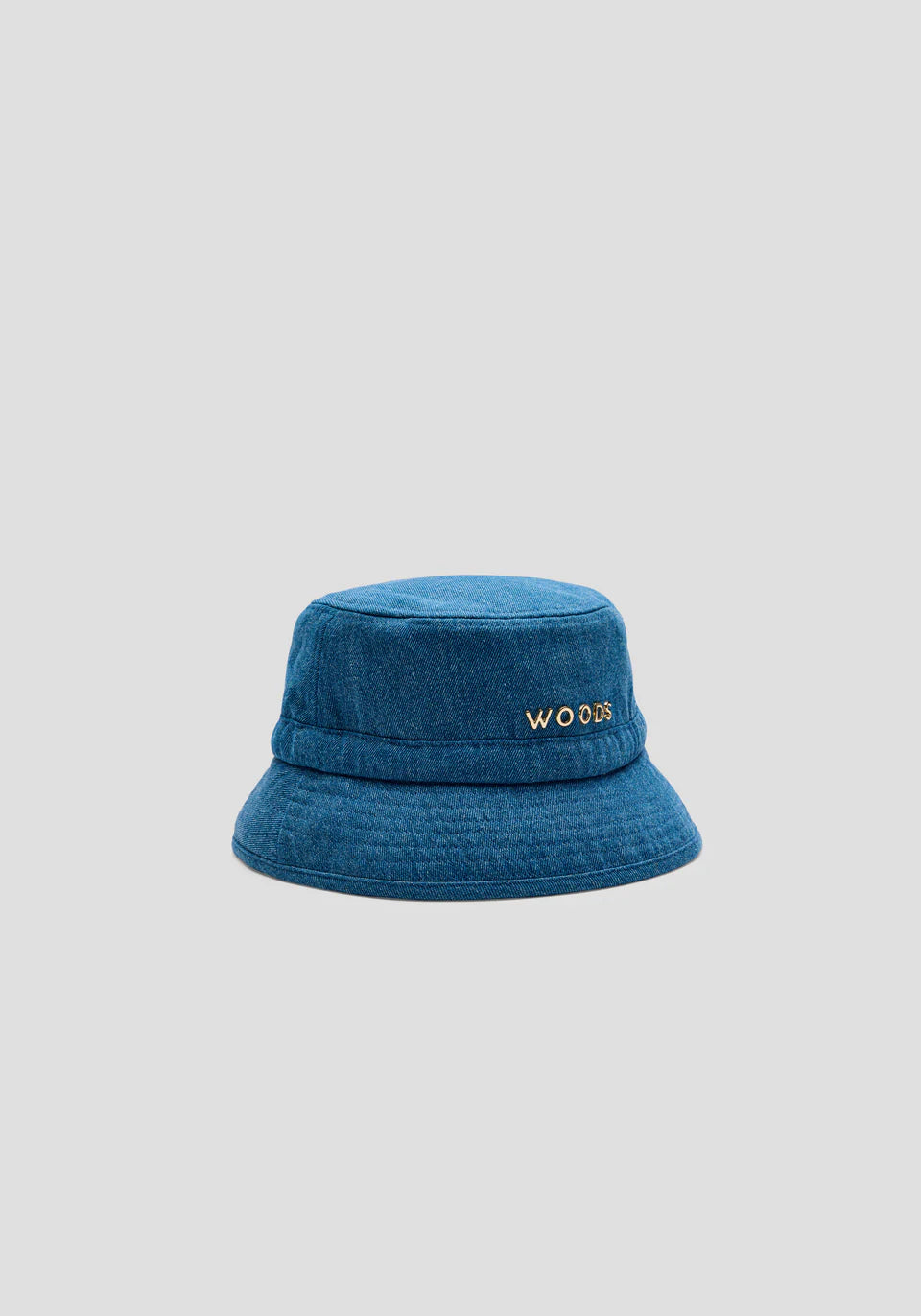 WOODS METAL BUCKET HAT | DENIM BLUE