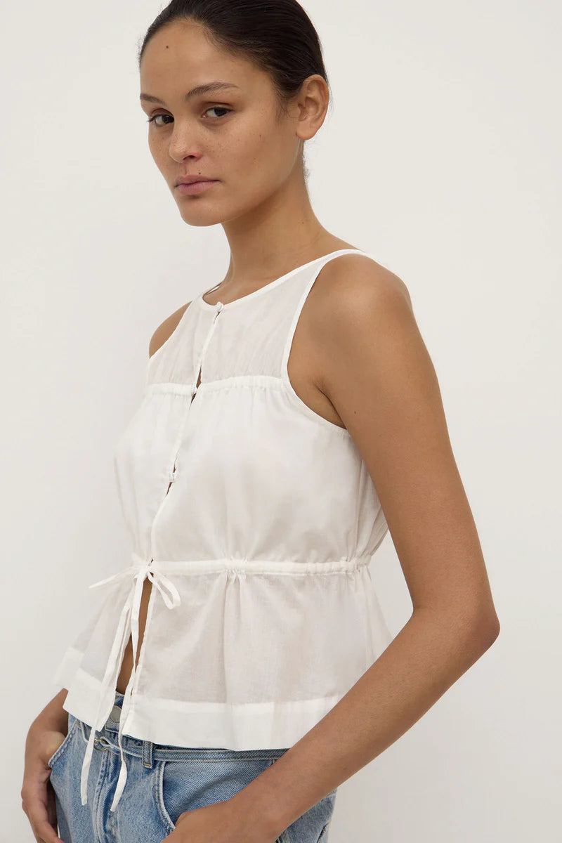 SUZIE TOP | WHITE