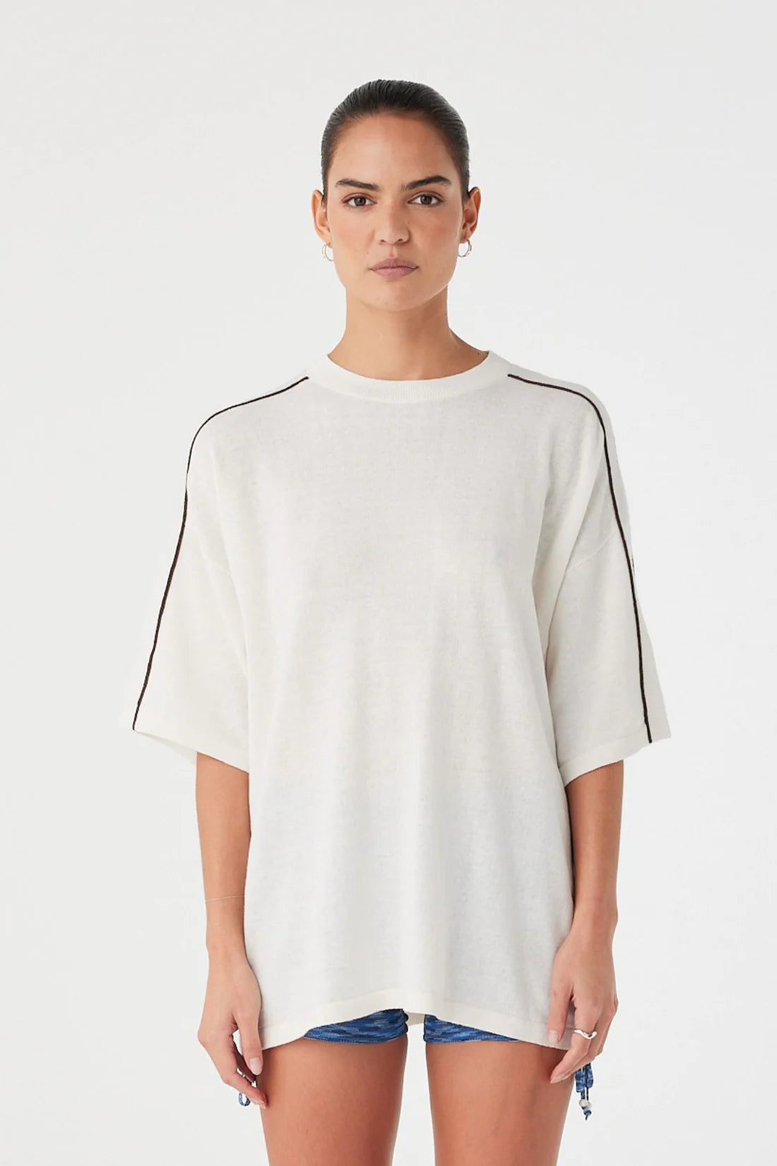 PIPPA OVERSIZED TEE | CREAM