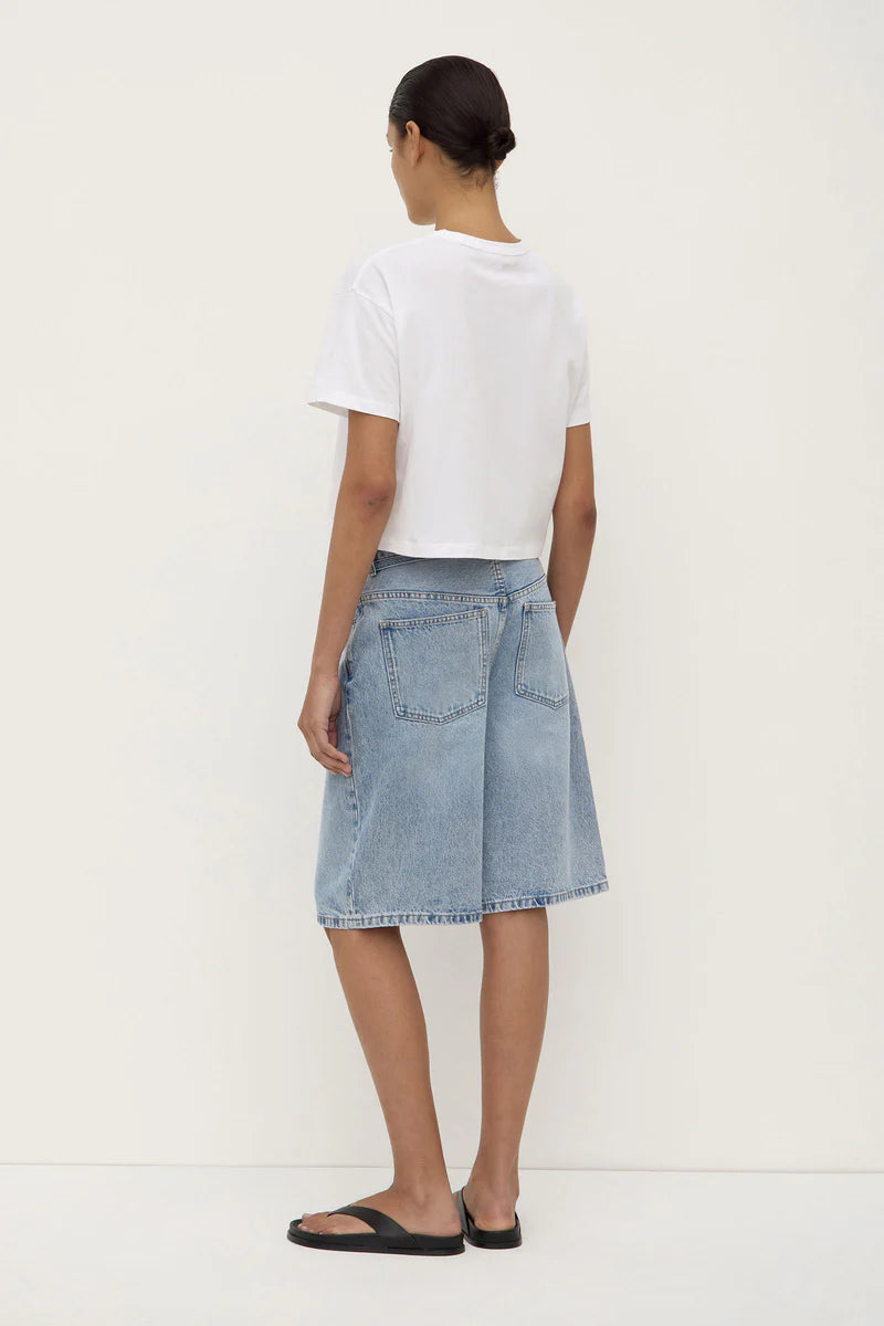 LOOSE FIT LONG DENIM SHORT