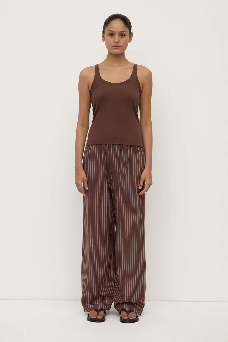 CHARLIE RIB TANK | ESPRESSO