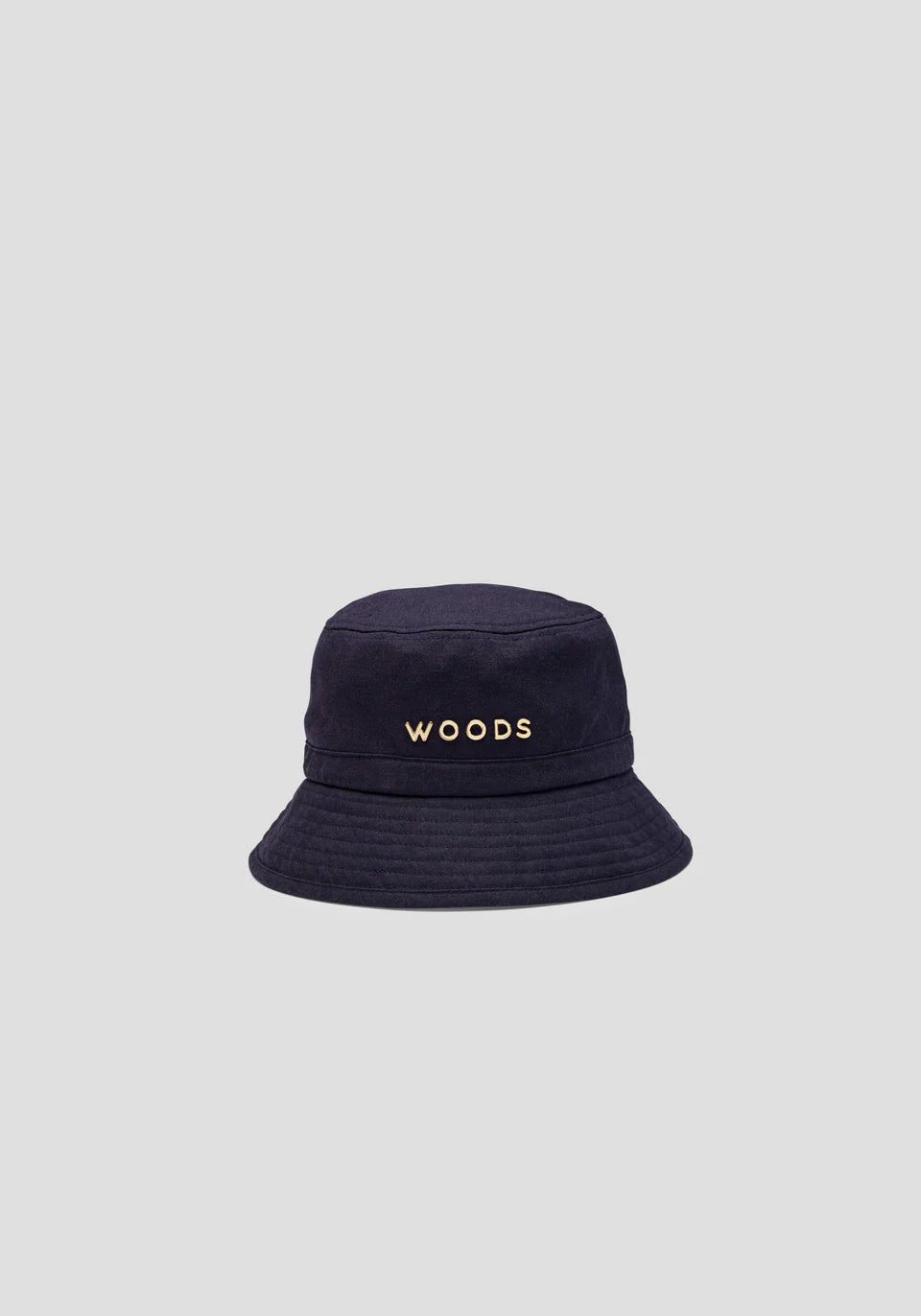 WOODS METAL BUCKET HAT | BLACK