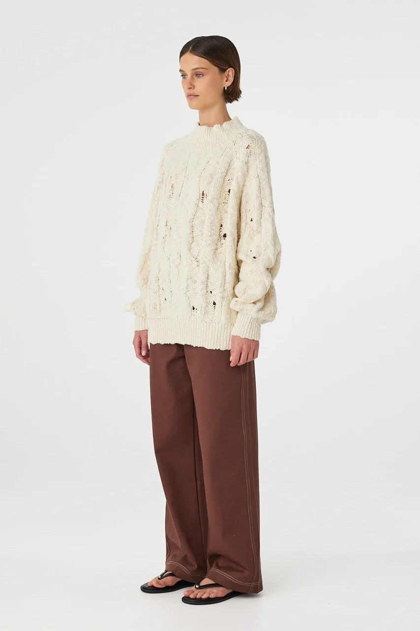 NORI SWEATER | CREAM