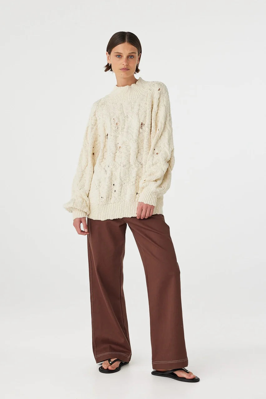 NORI SWEATER | CREAM