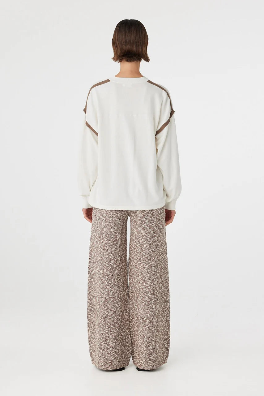 EMMET PANT | CHOCOLATE & CREAM