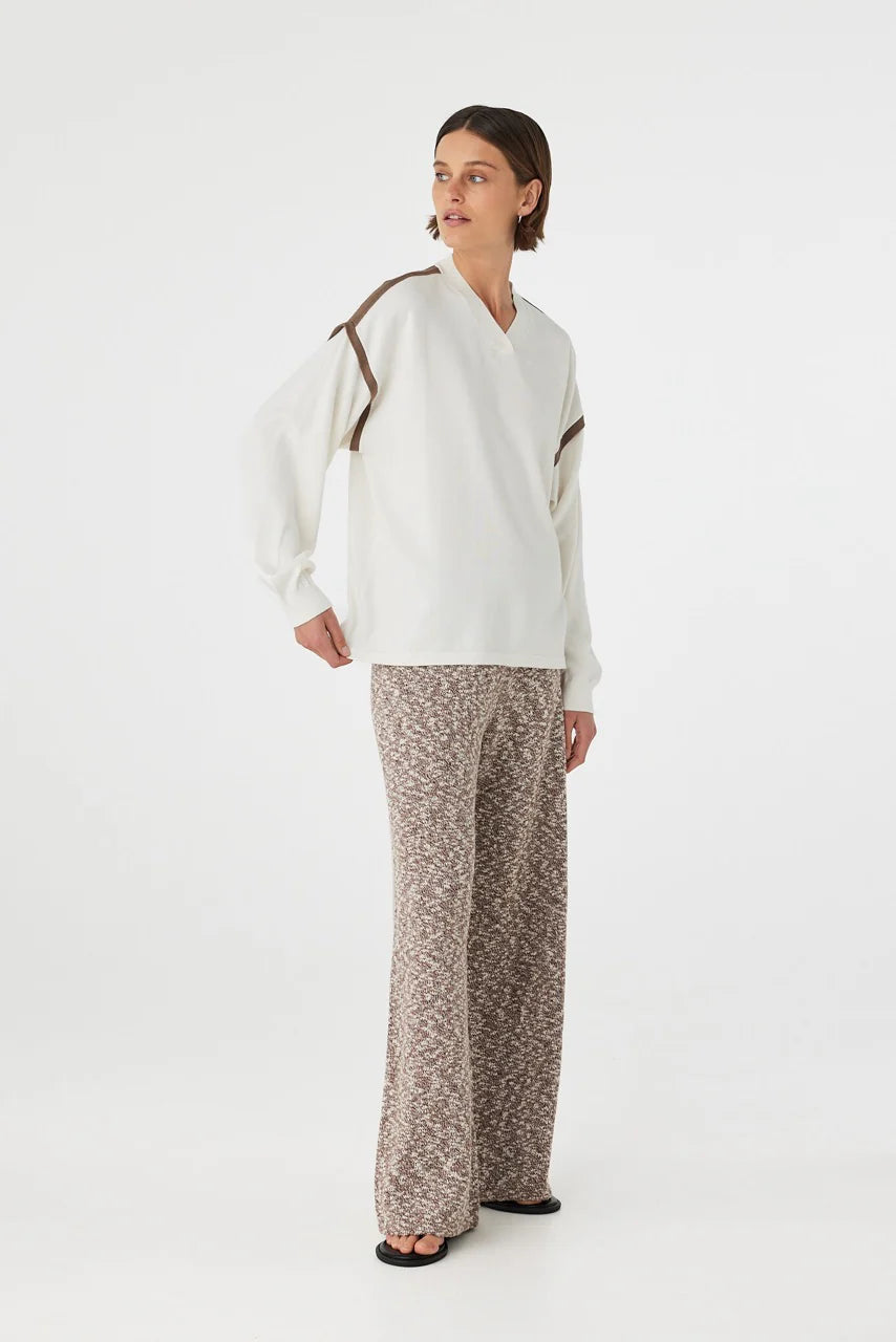 EMMET PANT | CHOCOLATE & CREAM