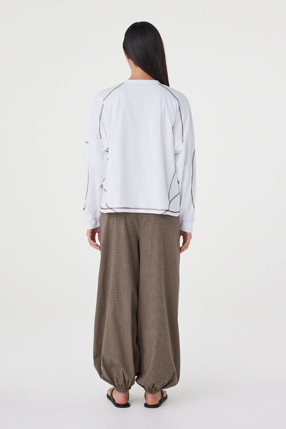 KESH LS TEE | CREAM & ESPRESSO