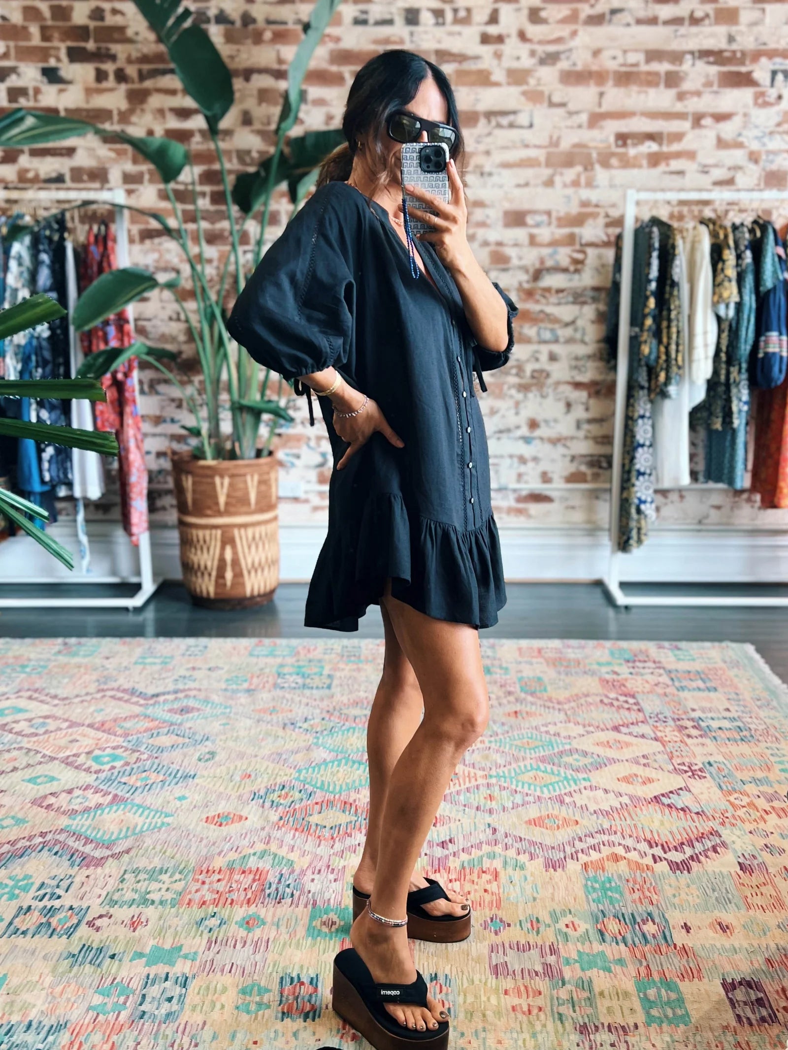 LA PONCHE FRILL DRESS