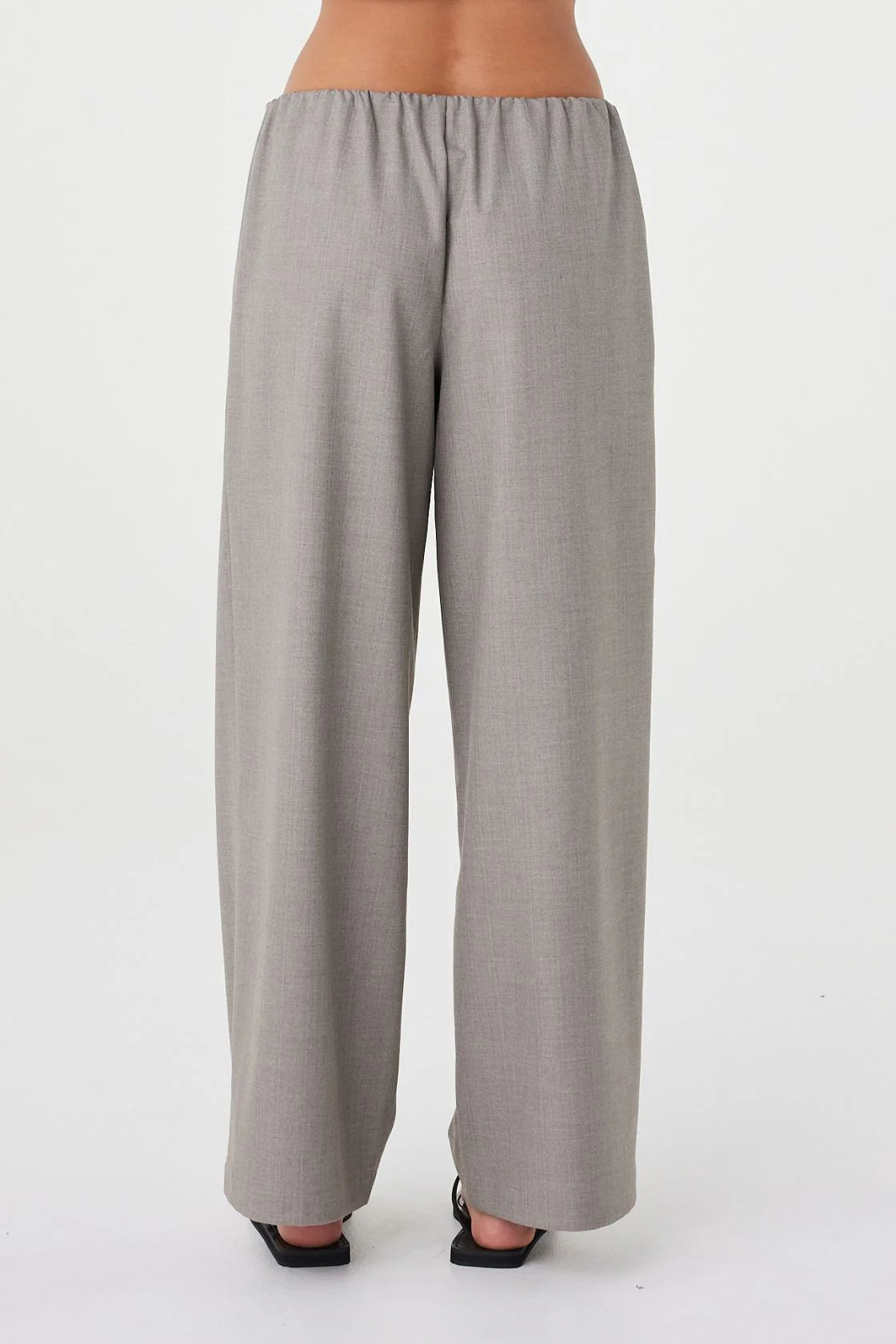 ANNIKA PANT | TAUPE BLUE PINSTRIPE