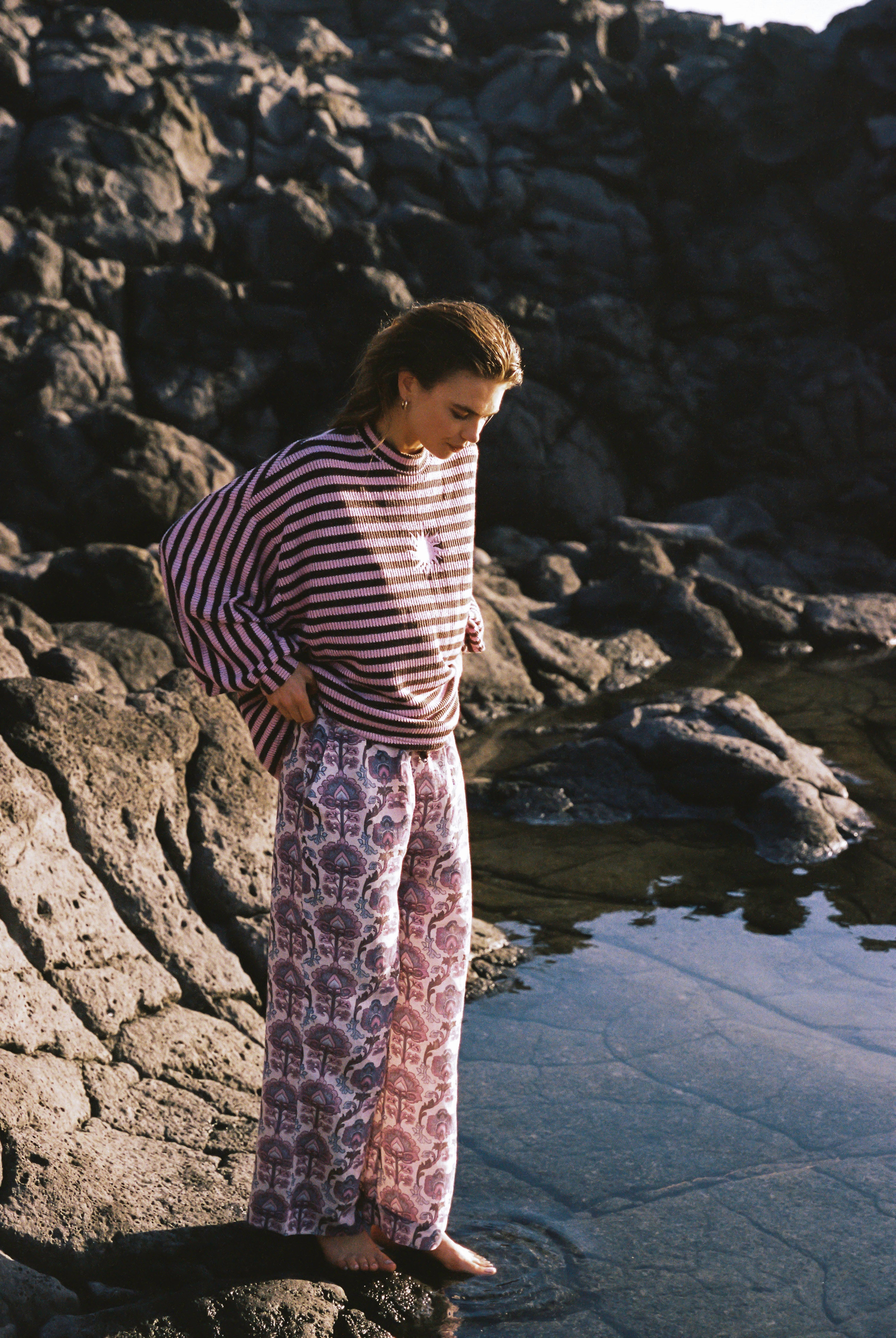 CANTO STRIPED KNIT JUMPER