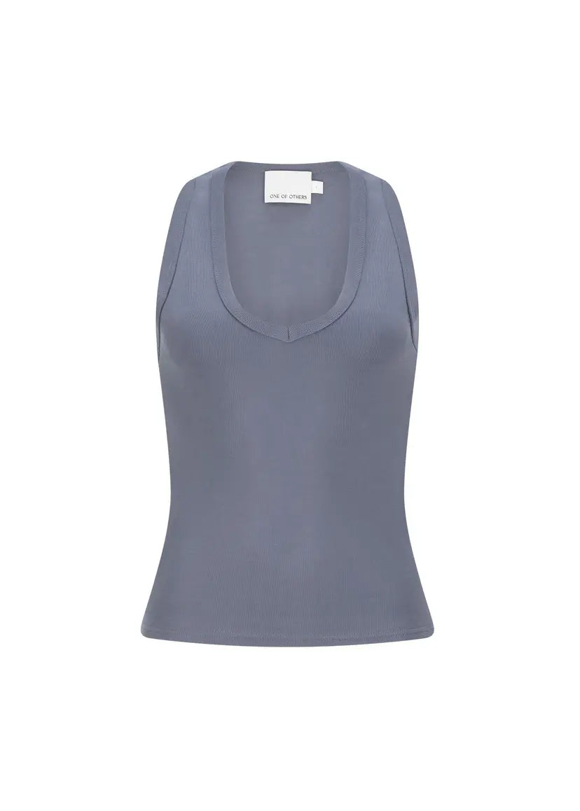 REECE TANK | SOLDER BLUE