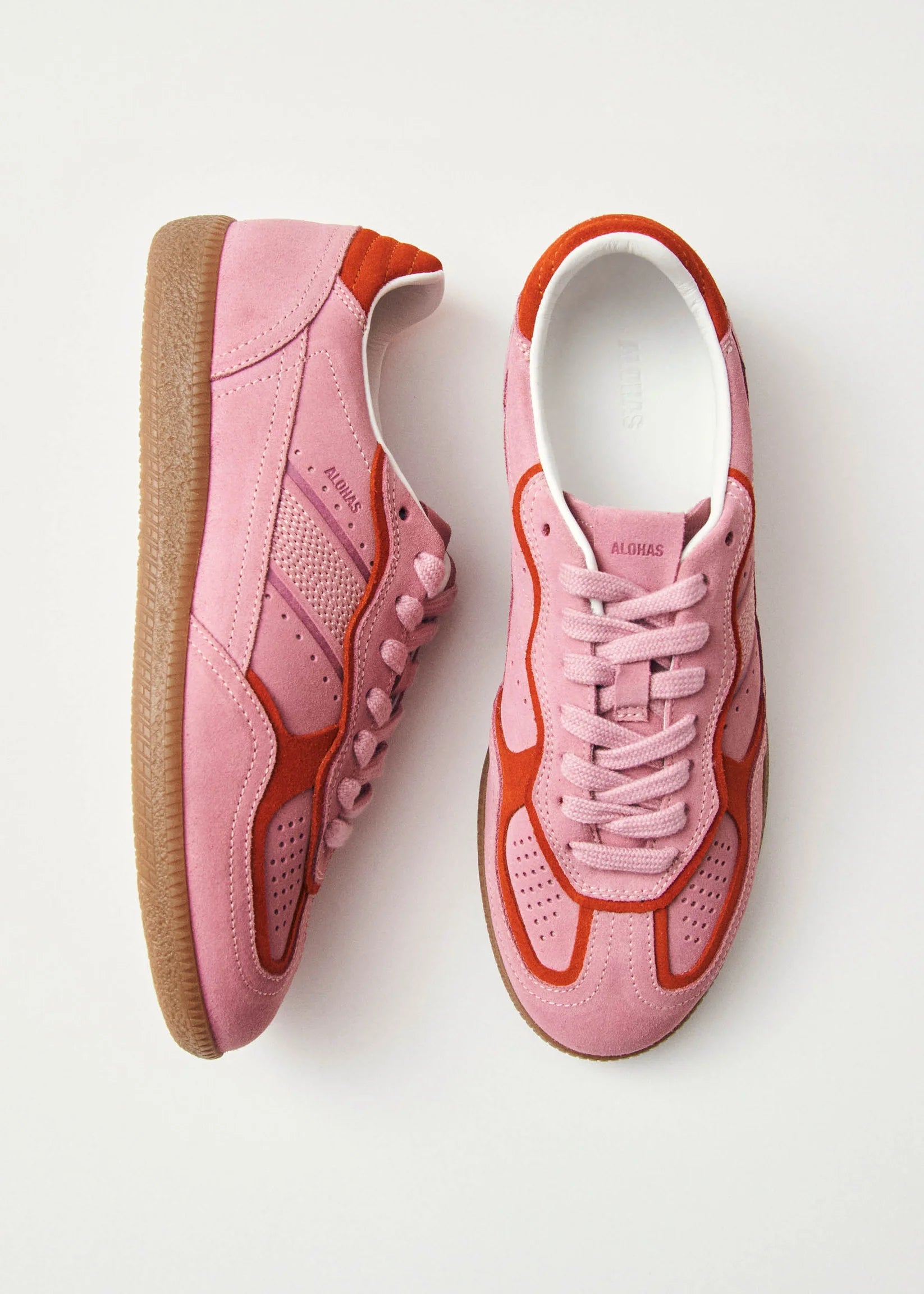 TB.490 RIFE SEA PINK LEATHER SNEAKERS