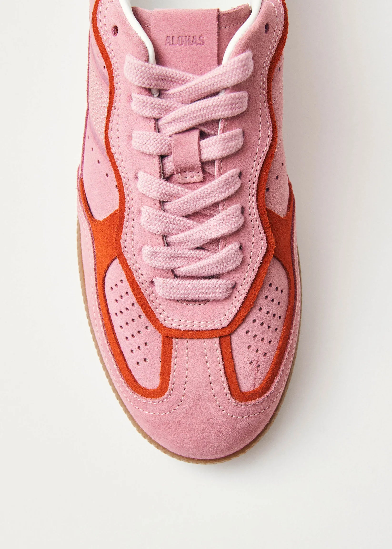 TB.490 RIFE SEA PINK LEATHER SNEAKERS