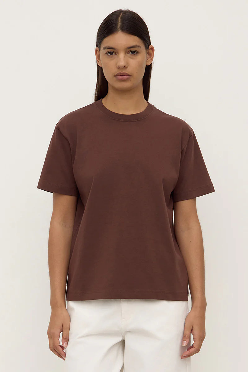 ORGANIC BASE TEE | ESPRESSO