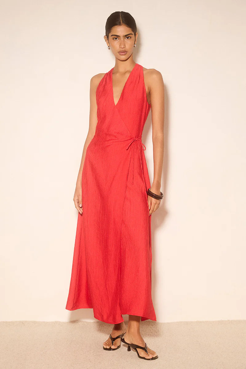 RAE DRESS FIESTA RED