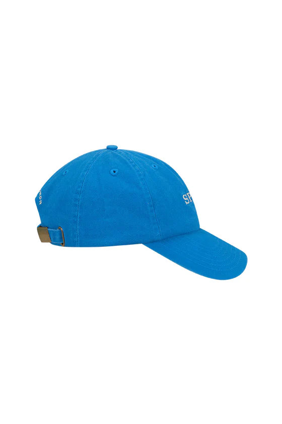 SPELL EMBROIDERED CAP - SEA BLUE