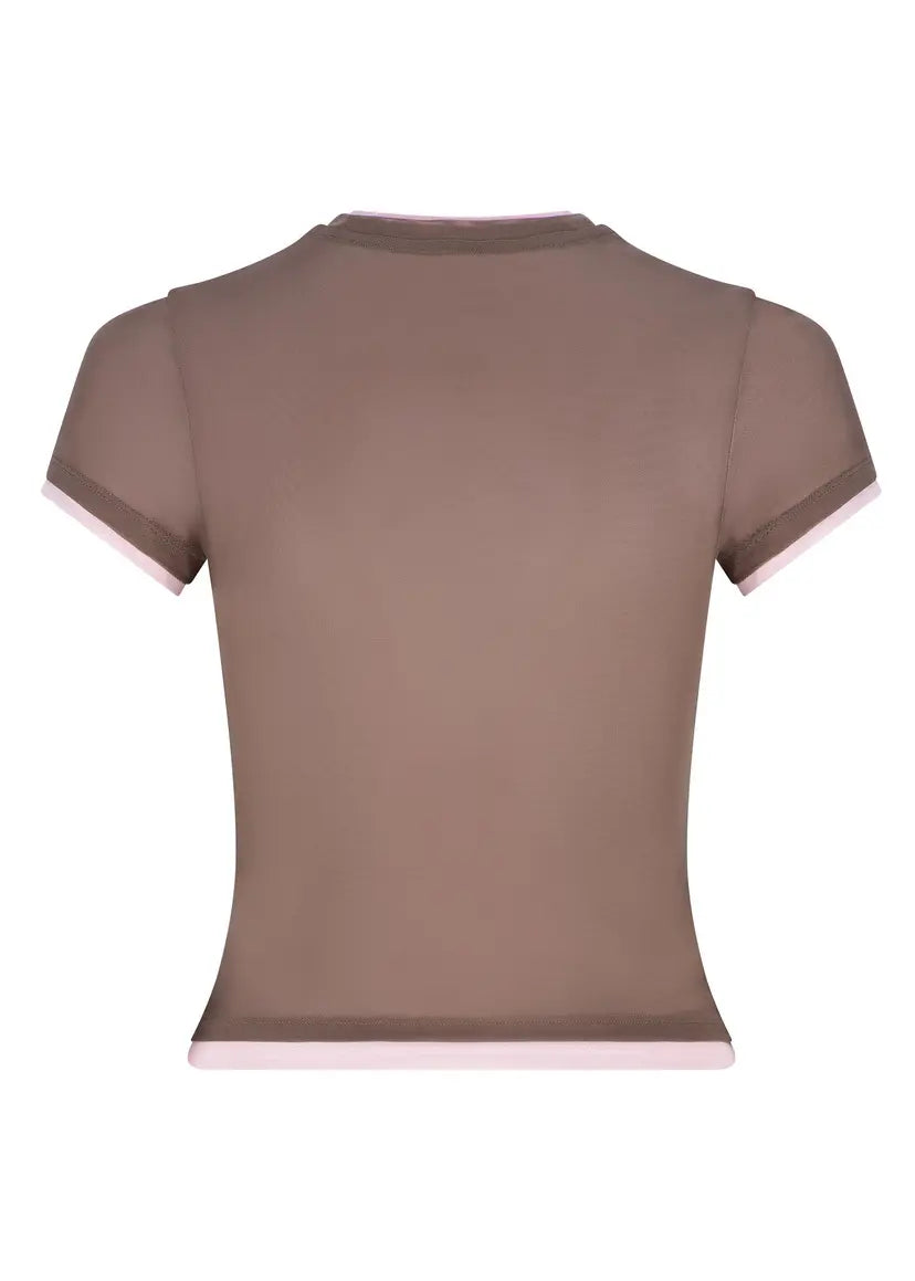 SER BABY TEE | MUSK / MUSHROOM