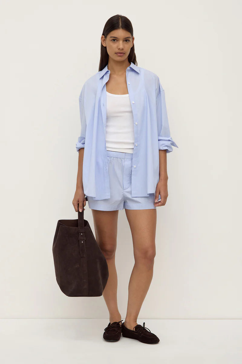 HAVANA STRIPE LONG SLEEVE SHIRT | BLUE/WHITE STRIPE