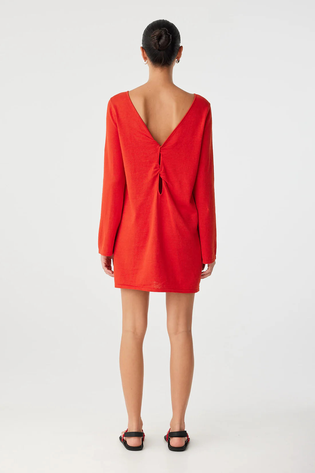 PALOMA REVERSIBLE DRESS - CHERRY RED