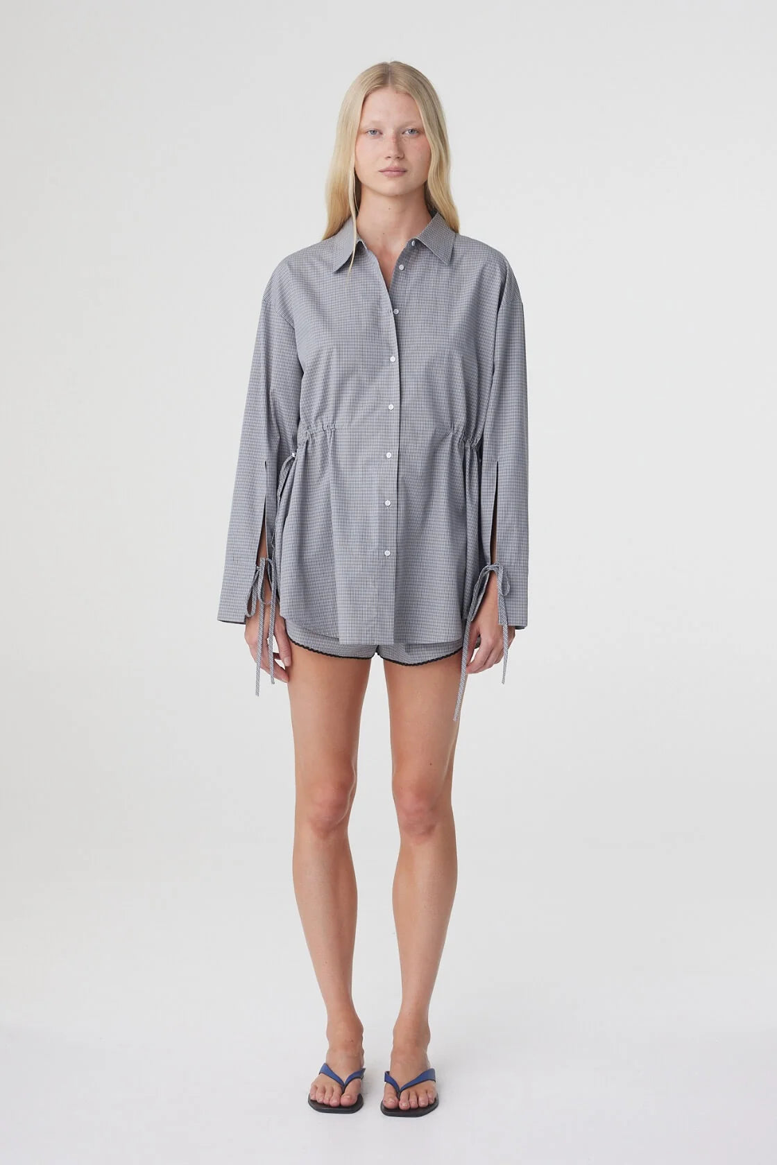 SIA SHIRT | MUTED BLUE CHECK