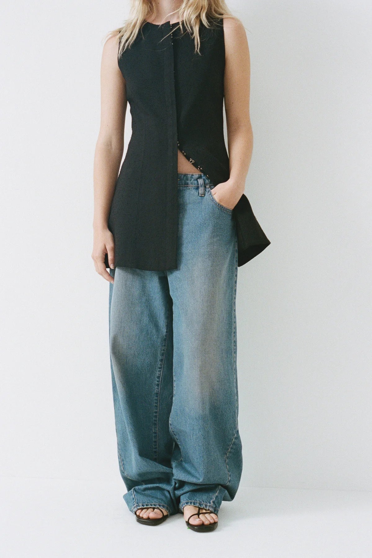THE TAHLIA DENIM TROUSERS
