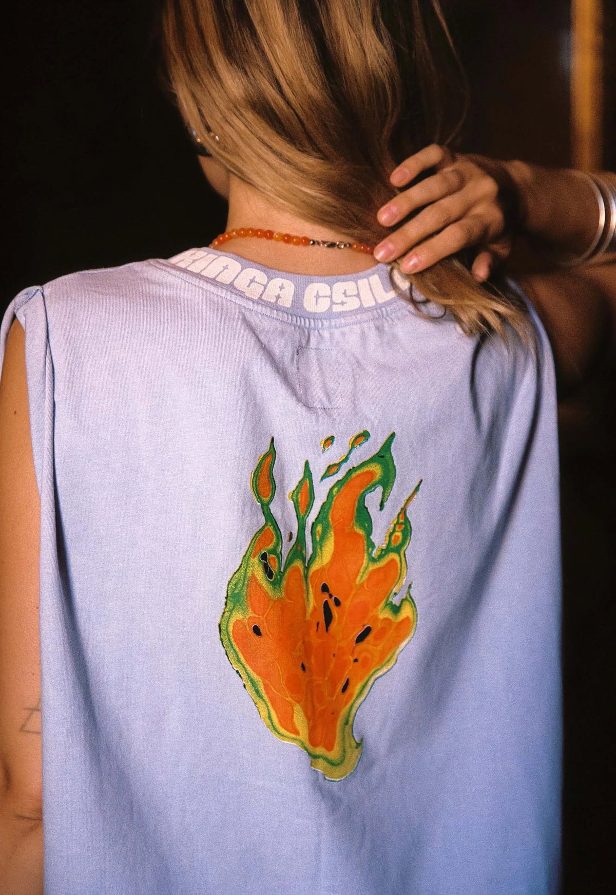 FLAMING BAND TANK
