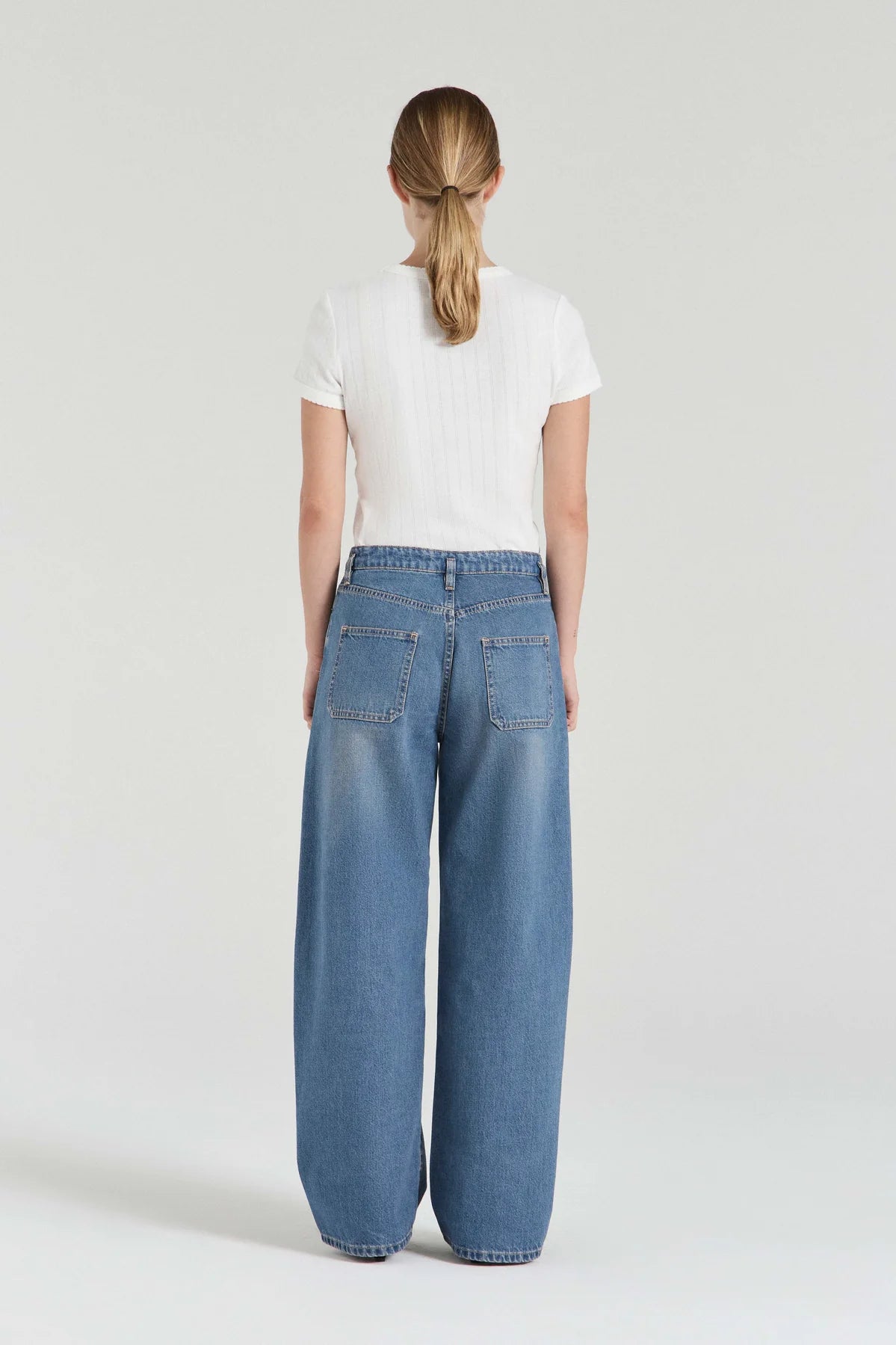 THE TAHLIA DENIM TROUSERS