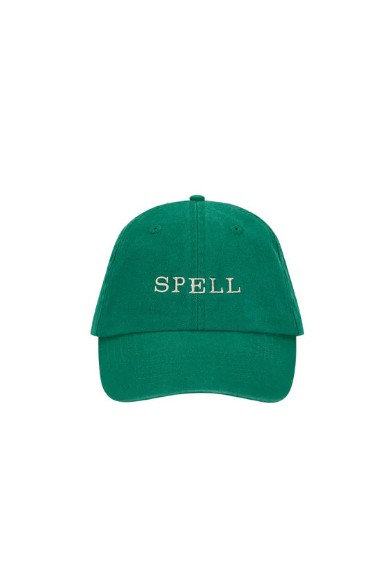 LITTLE SPELL EMBROIDERED CAP | LEAF