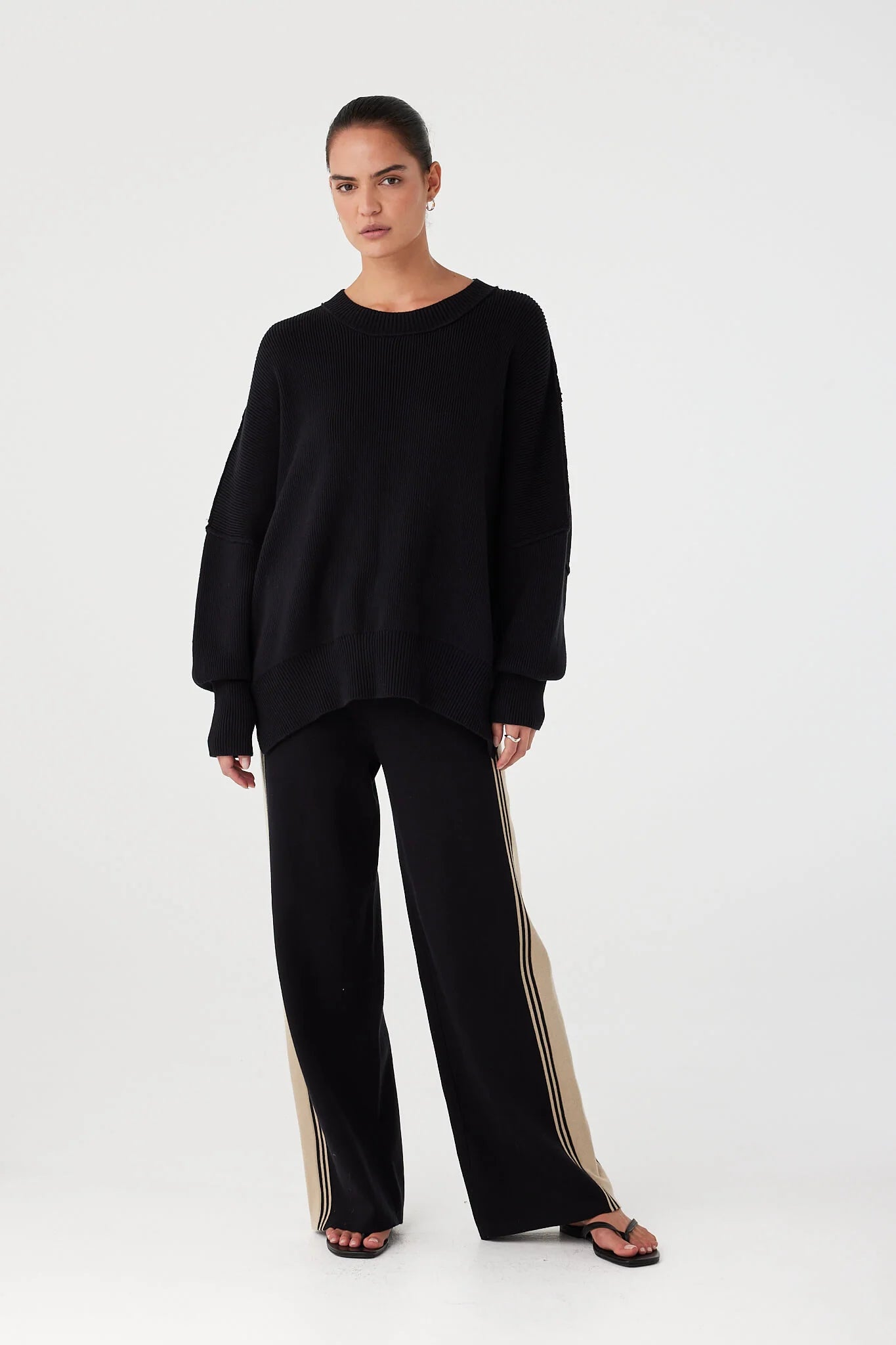 HARPER KNIT SWEATER | BLACK