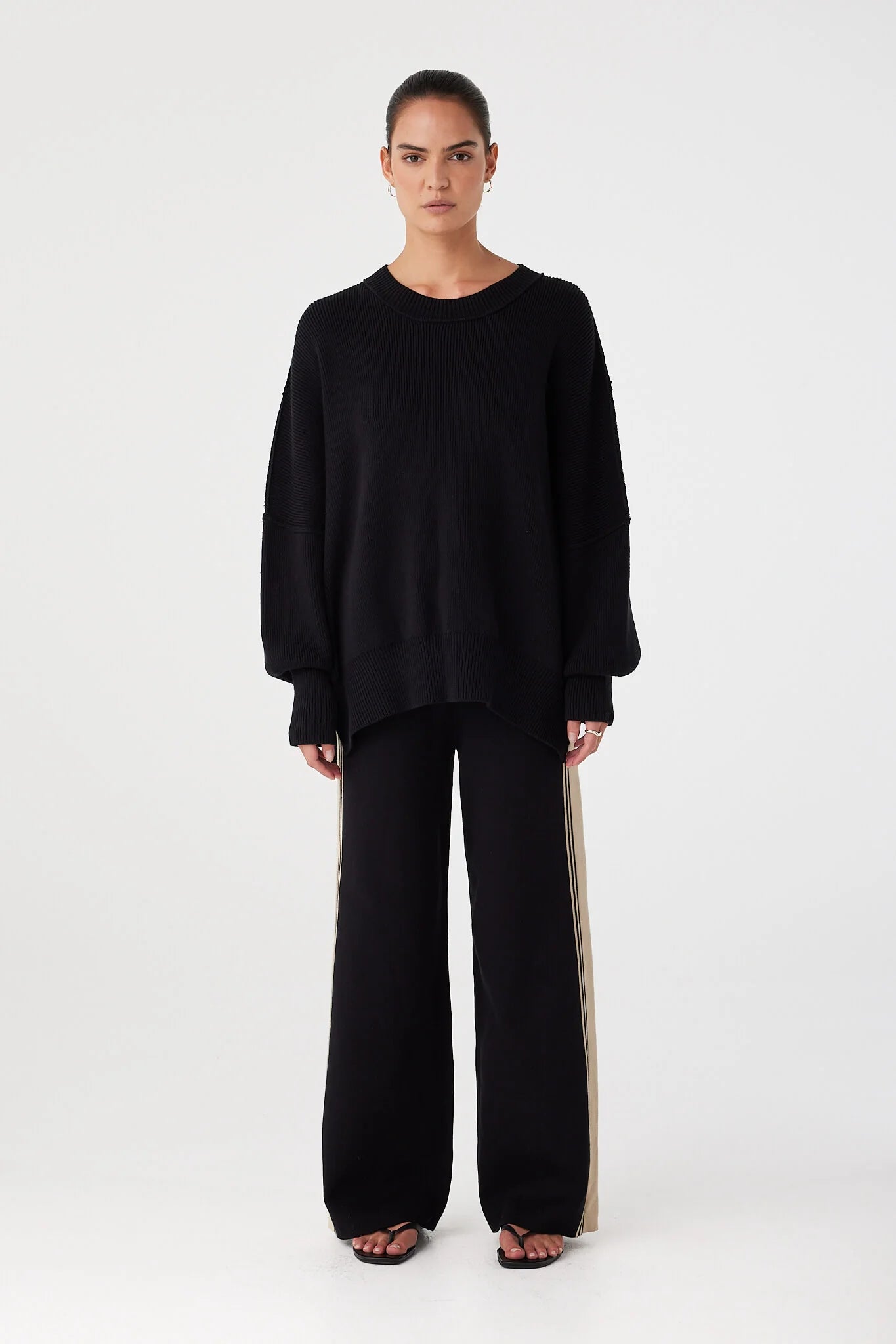 HARPER KNIT SWEATER | BLACK