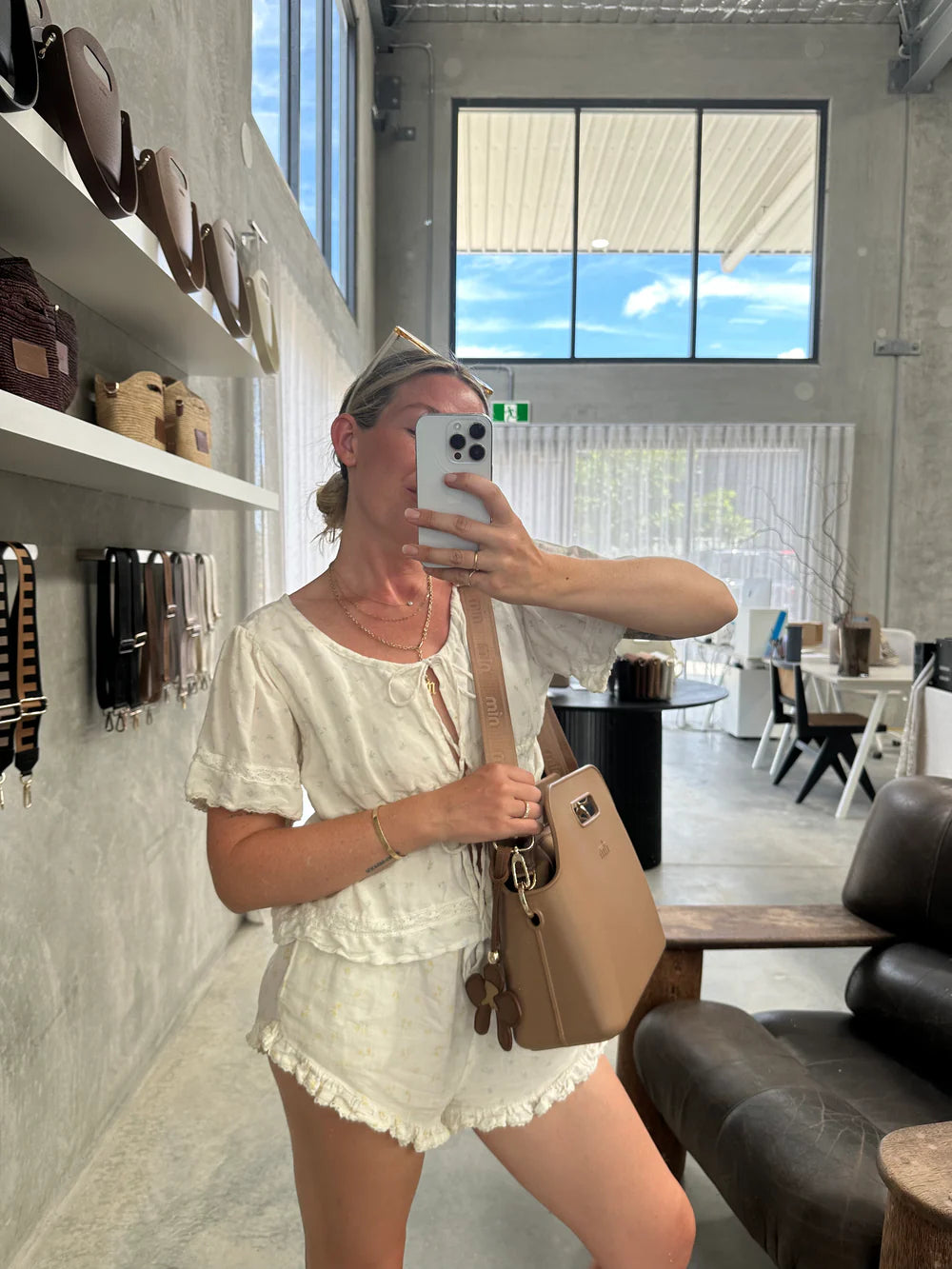 THE BB TOTE SET | LATTE