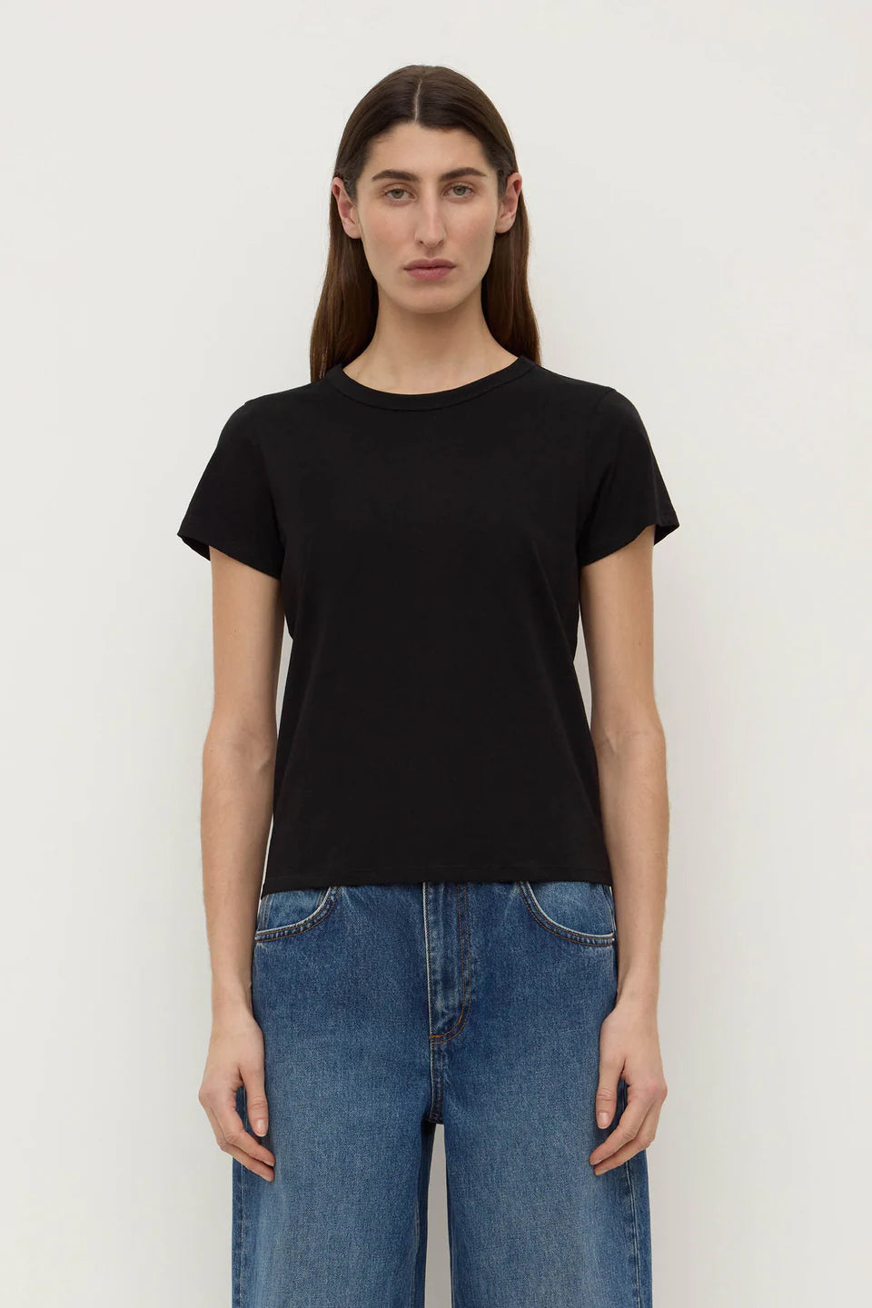 INDI SHORT SLEEVE TEE | BLACK