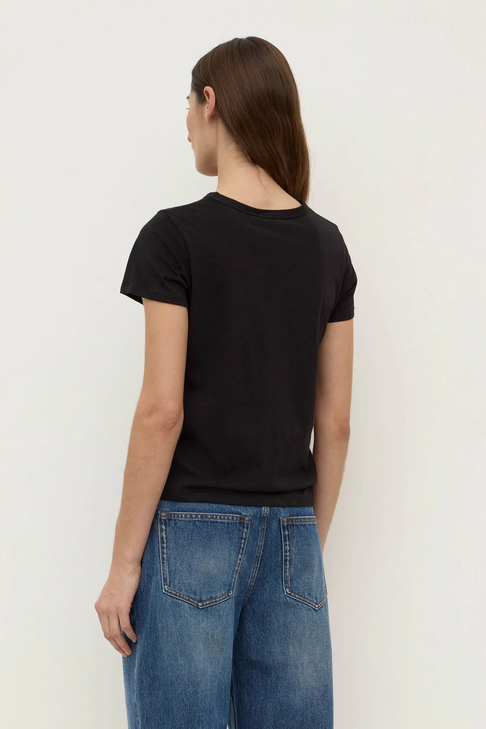 INDI SHORT SLEEVE TEE | BLACK