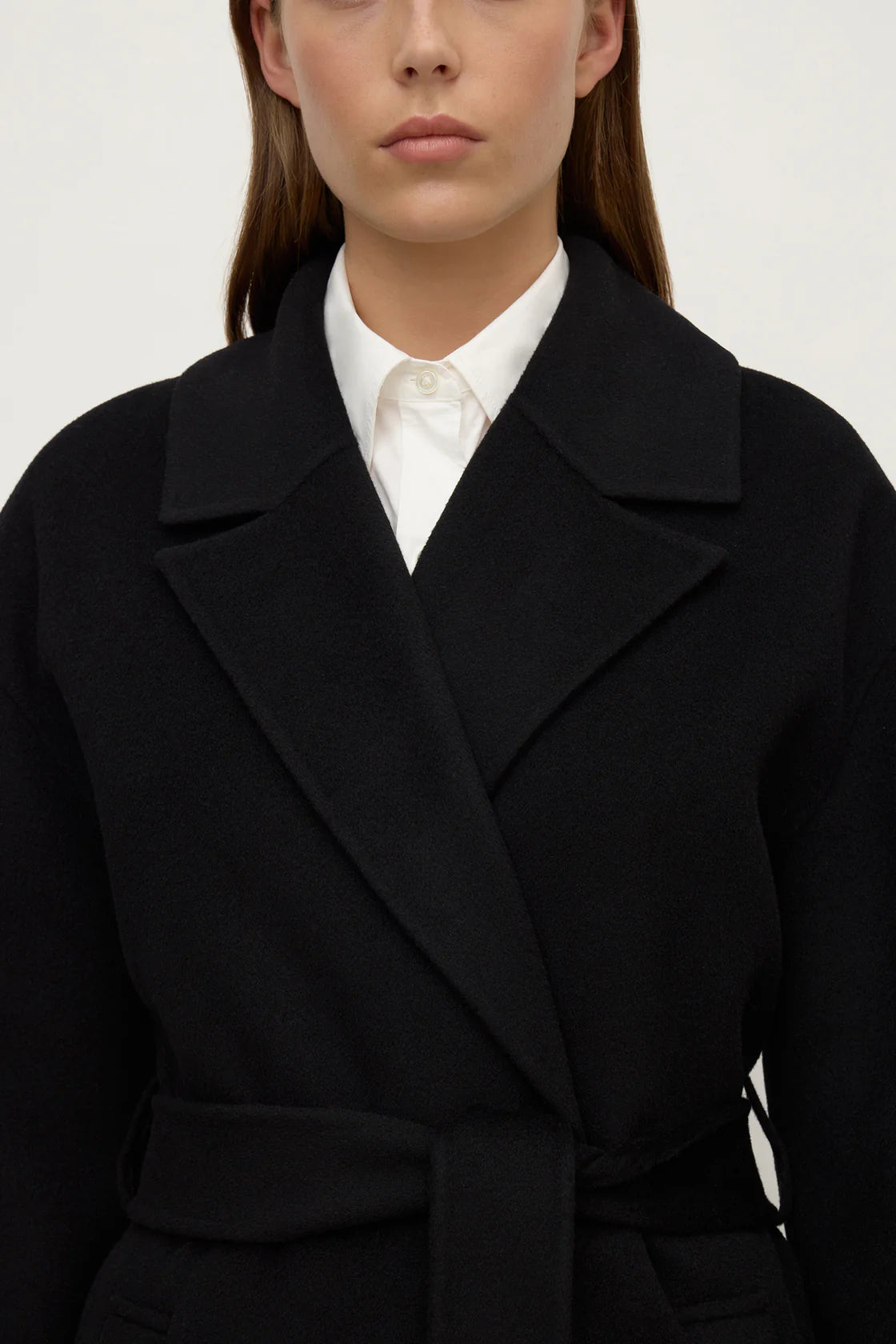 IVY WOOL COAT | BLACK