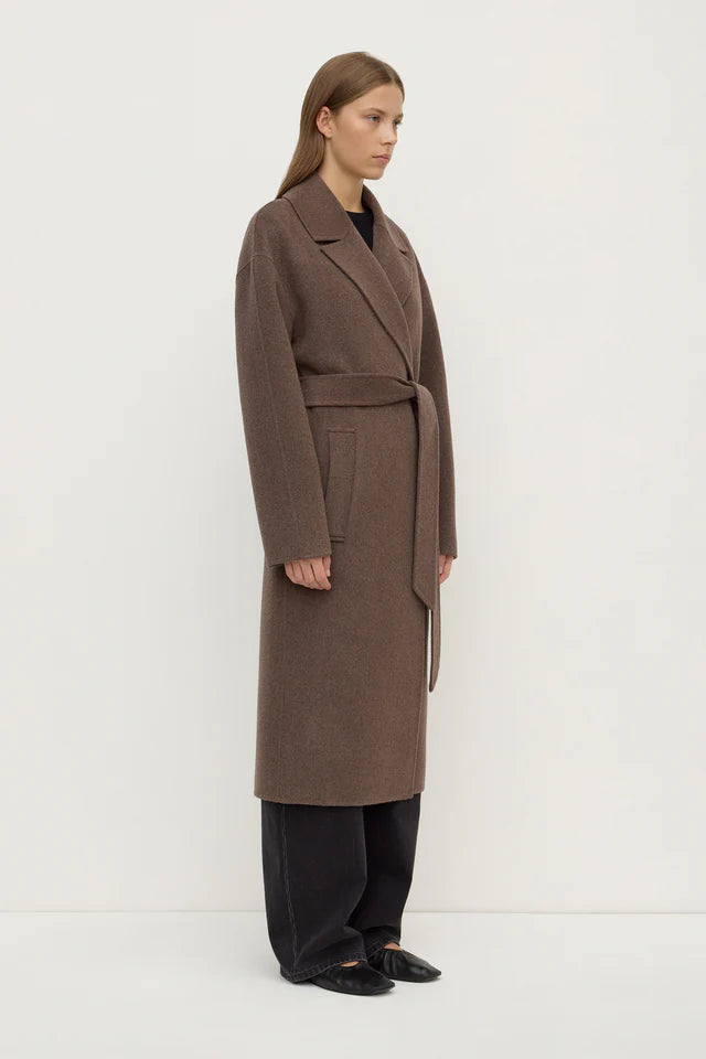 IVY WOOL COAT | COCOA MARLE