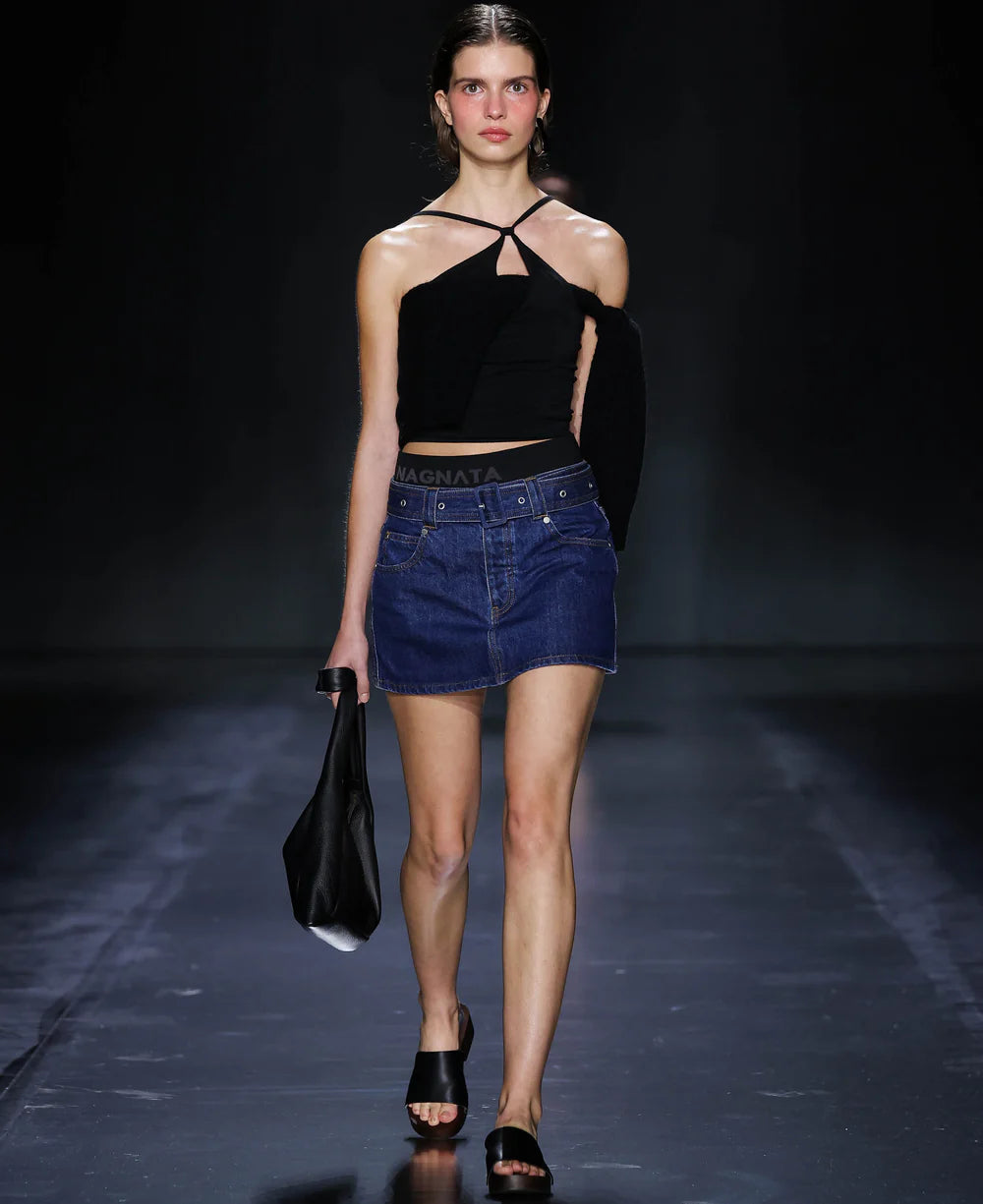 SURYA WOOL TANK | BLACK