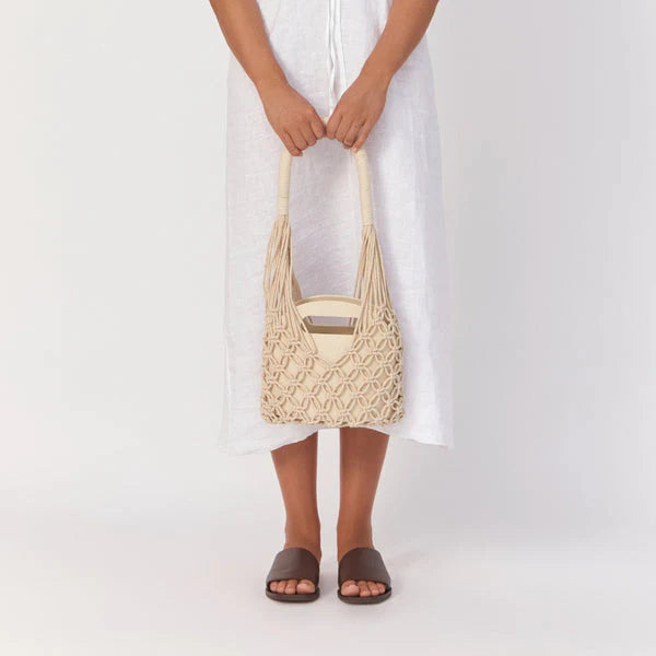 SMALL MACRAME SHOPPER